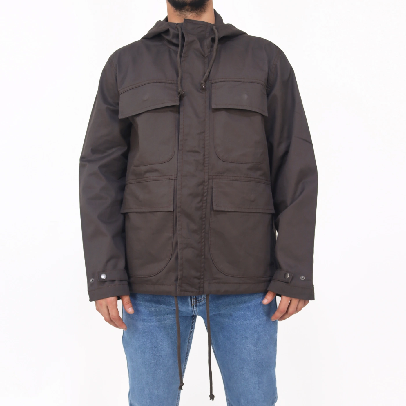 CASACA HOMBRE KAYRA MAN PARKA KM BULL MARRÓN - 1
