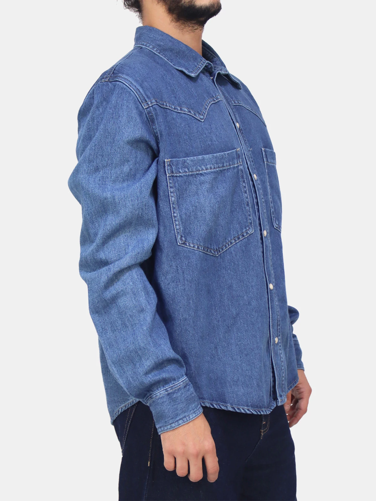 CAMISA MANGA LARGA HOMBRE KAYRA MAN WESTERN DENIM - 3