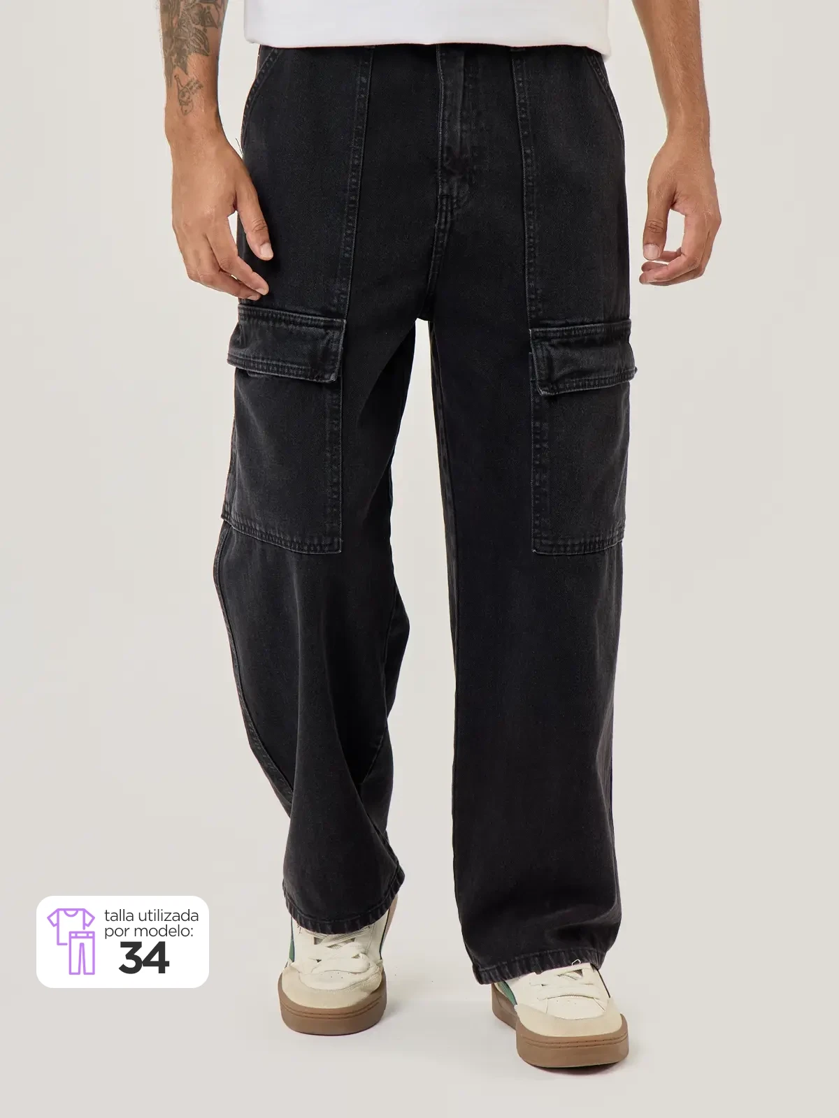 JEANS CARGO HOMBRE BARBADOS - 1