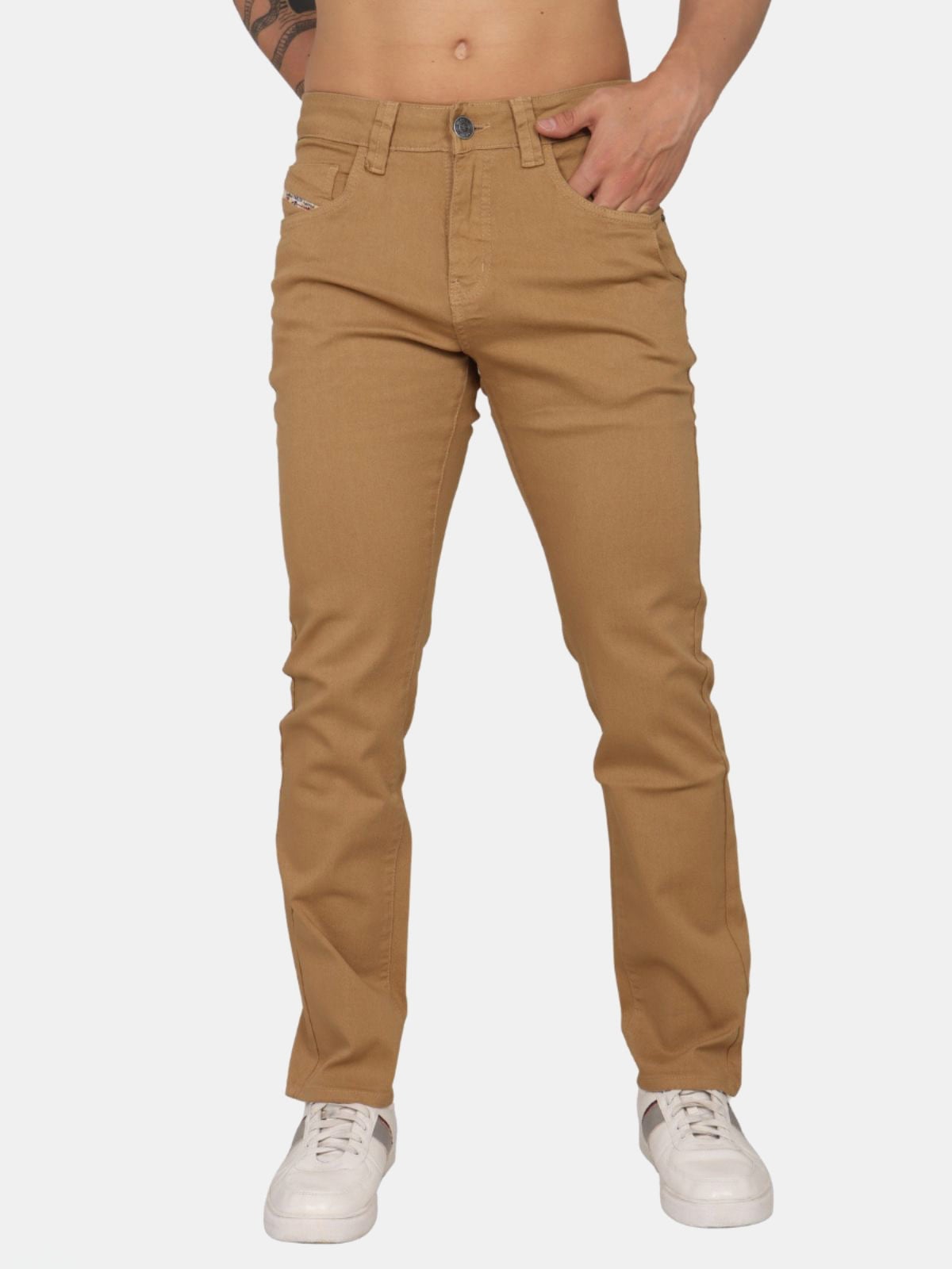 PANTALÓN SLIM FIT ALGODÓN HOMBRE PARADA 111 FREDILSON - 1