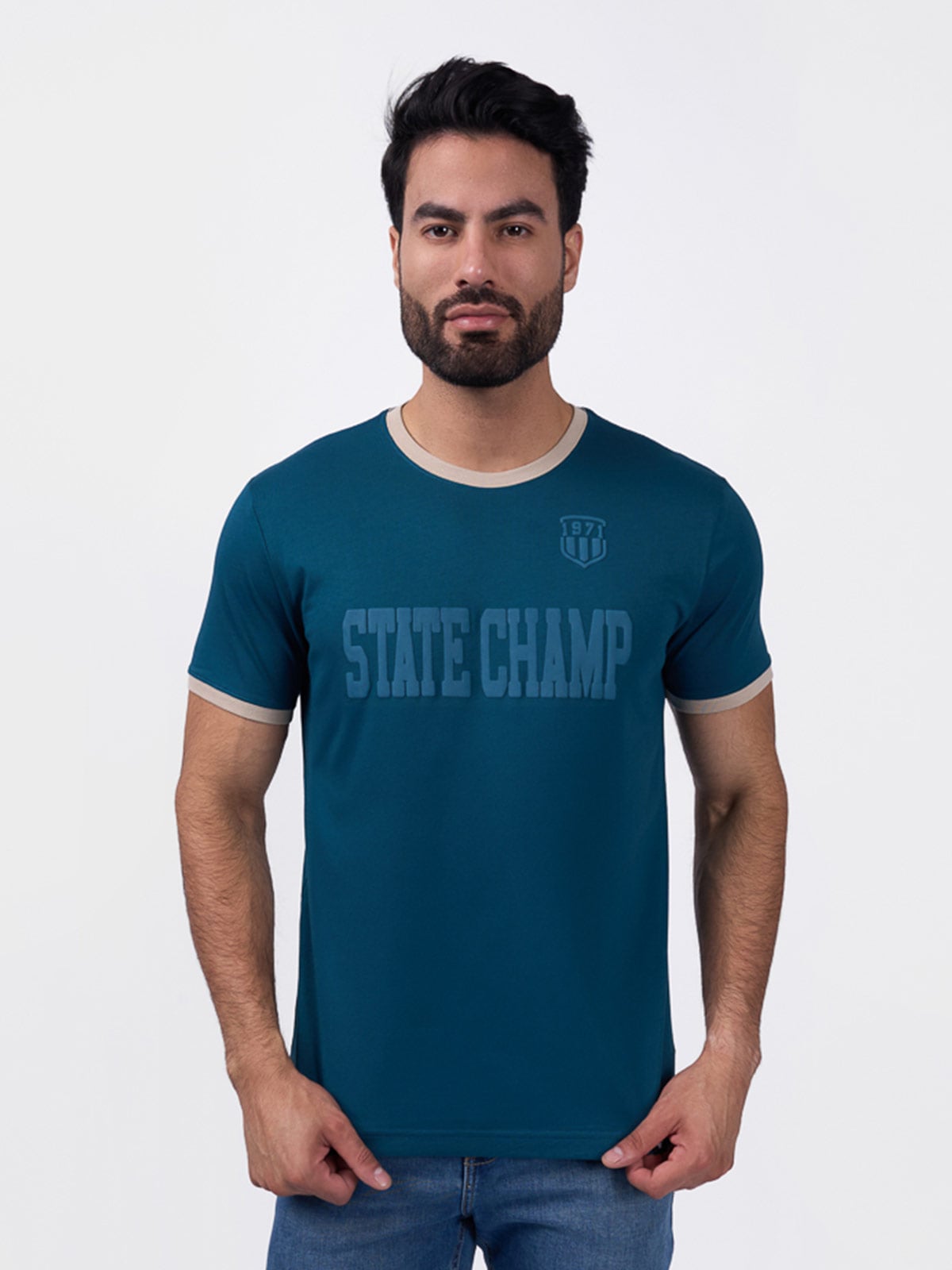 POLO MANGA CORTA HOMBRE BRONCO STATE CHAMP - 1