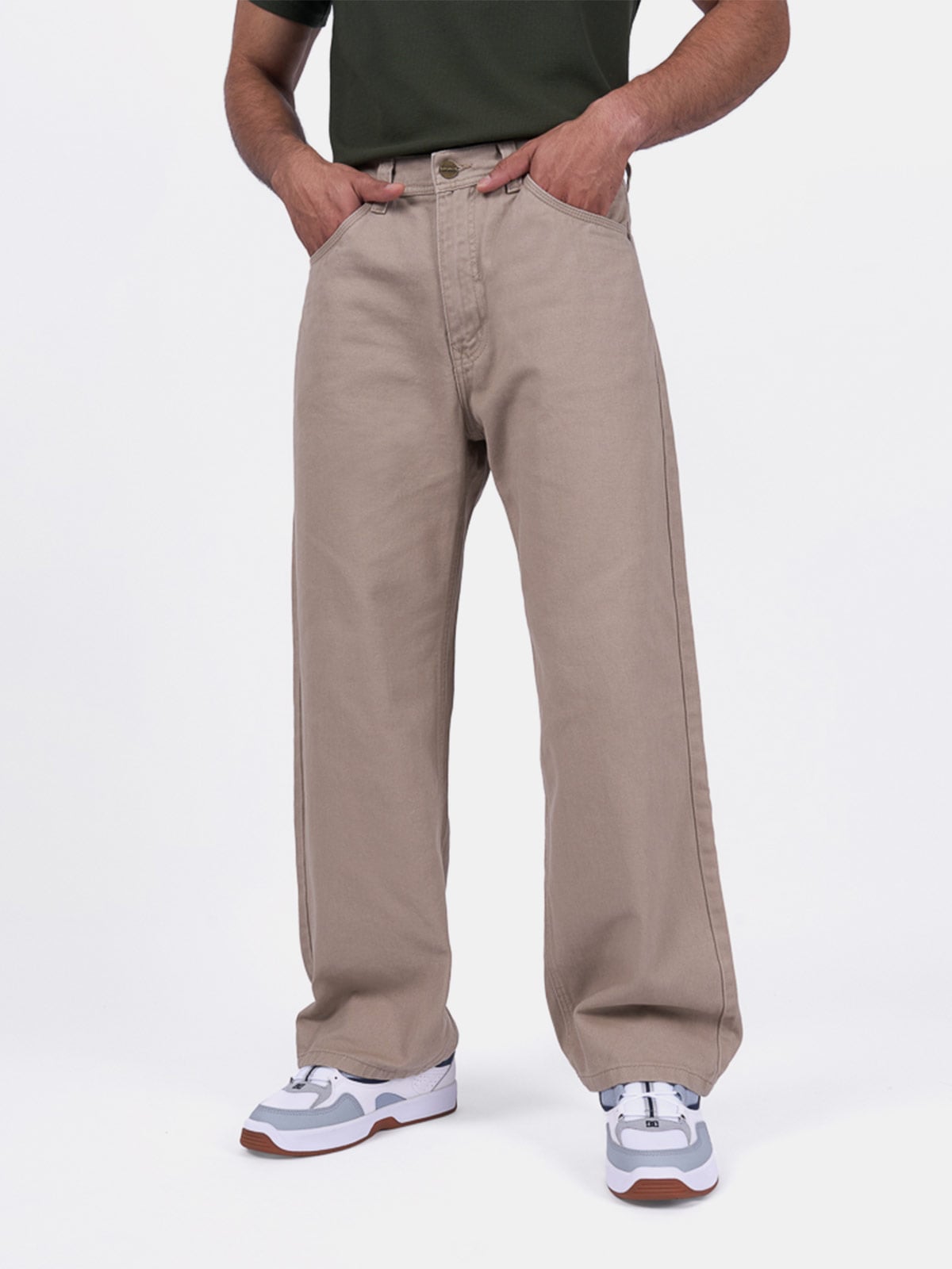 PANTALÓN BAGGY FIT ALGODÓN HOMBRE BRONCO BAGGY BULL - 2