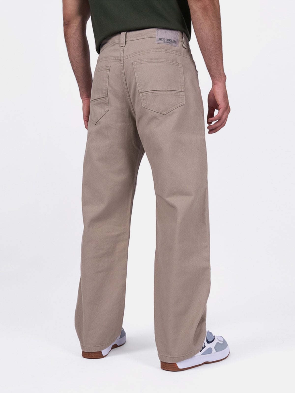 PANTALÓN BAGGY FIT ALGODÓN HOMBRE BRONCO BAGGY BULL - 3