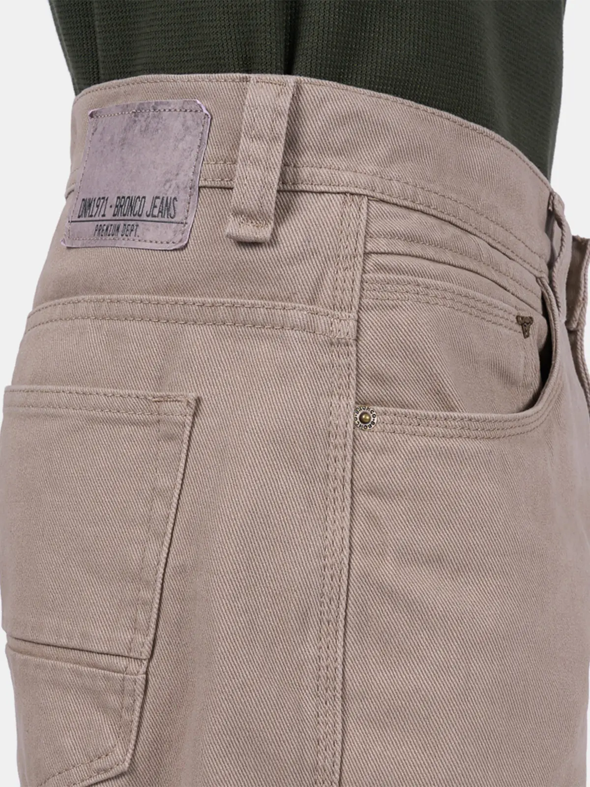 PANTALÓN BAGGY FIT ALGODÓN HOMBRE BRONCO BAGGY BULL - 4