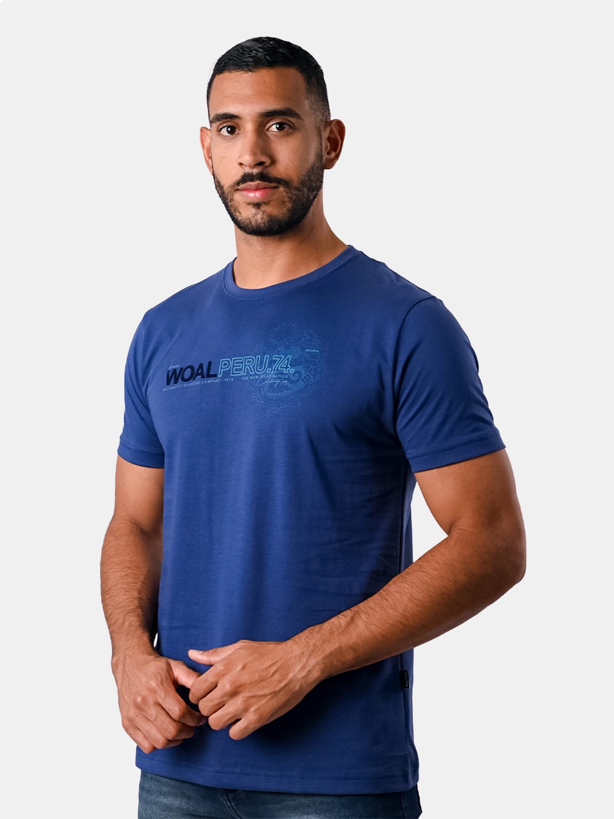 POLO MANGA CORTA HOMBRE WOALLANCE CLASICO 007 - 1