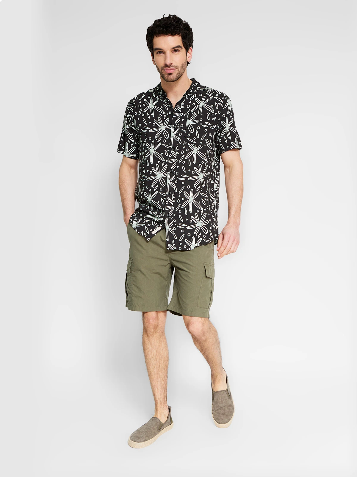CAMISA MANGA CORTA HOMBRE CLOUDBREAK NEGRO - 4