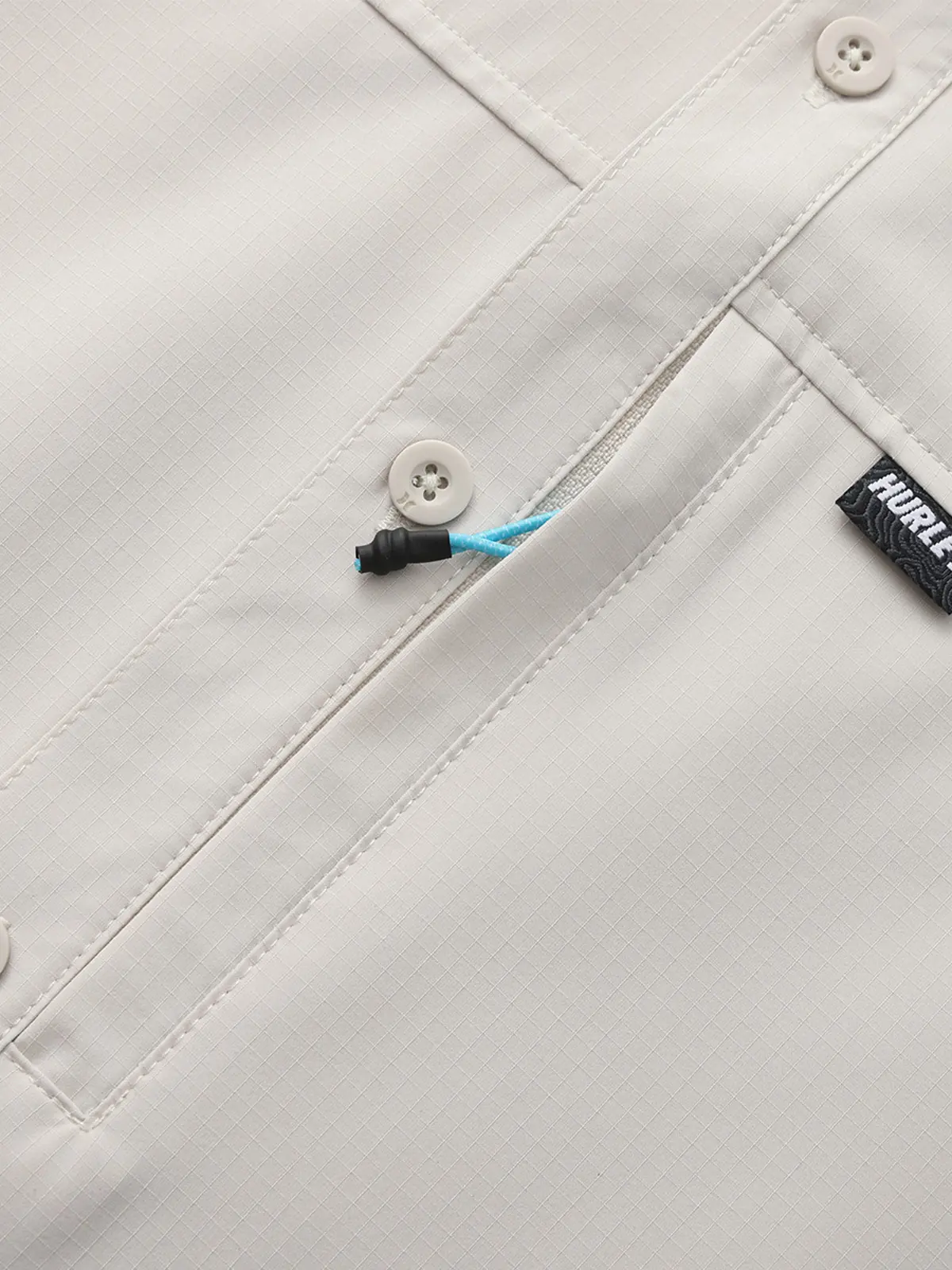 CAMISA MANGA CORTA HOMBRE HURLEY RELAXED FIT EXPLORE - 3