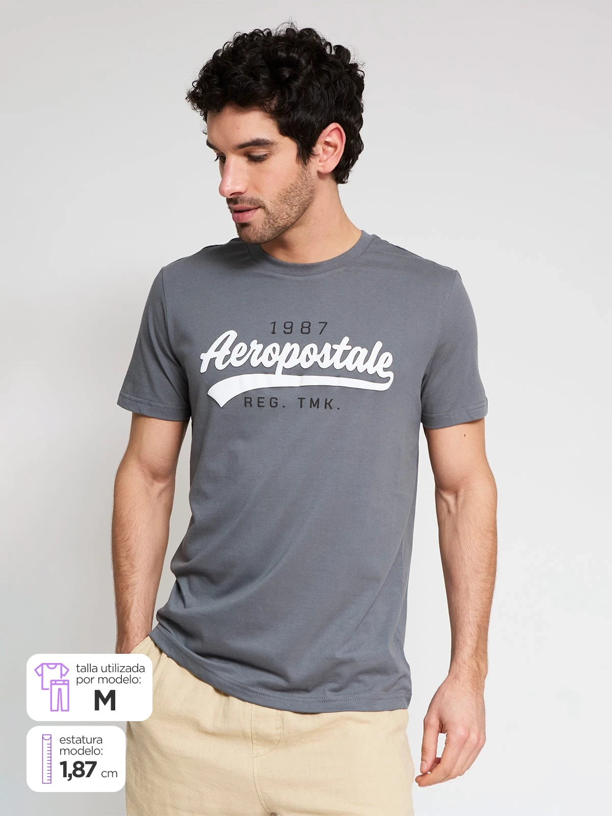 POLO MANGA CORTA ALGODÓN HOMBRE AERO - 1