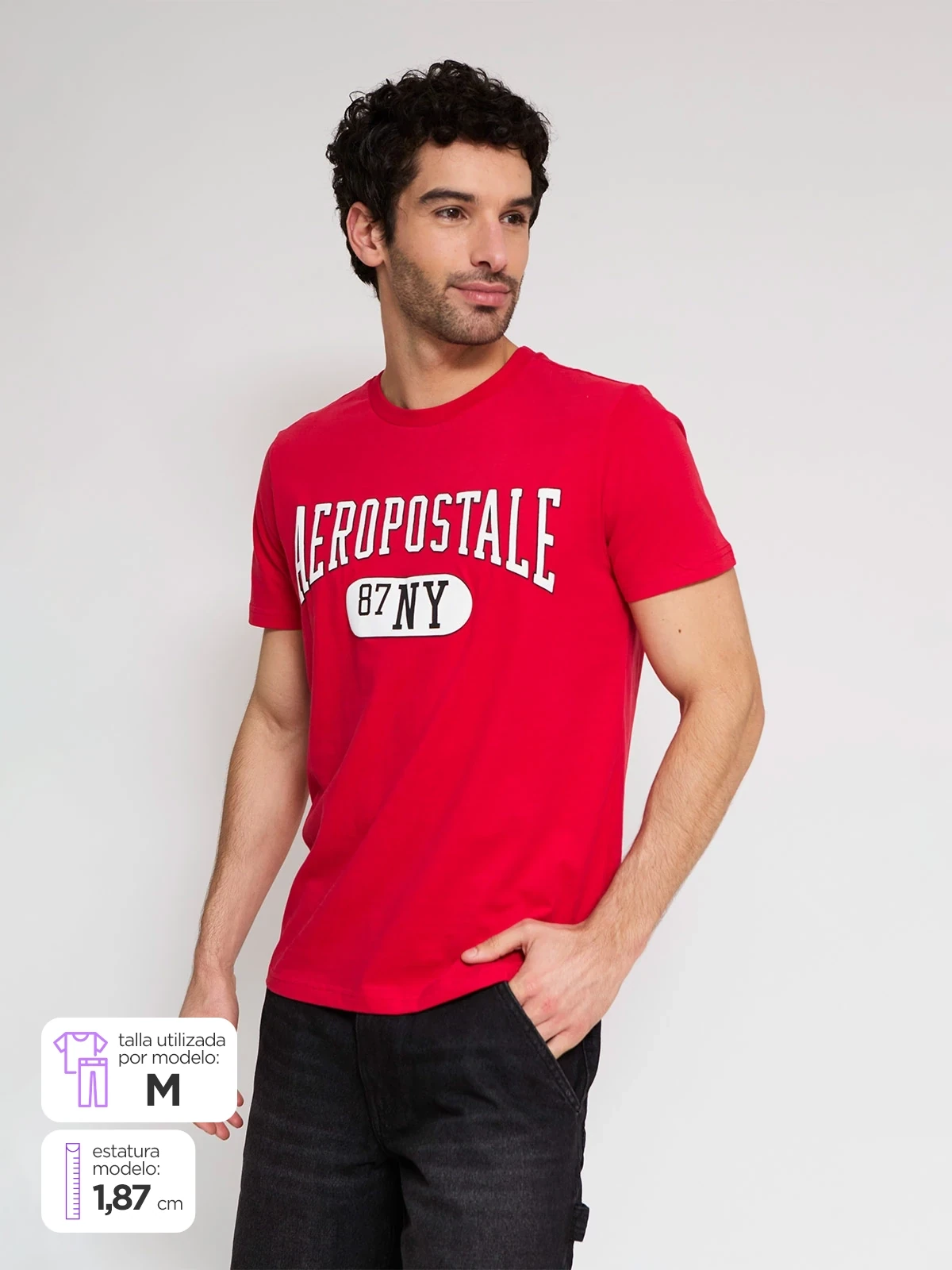 POLO MANGA CORTA ALGODÓN HOMBRE AERO - 1