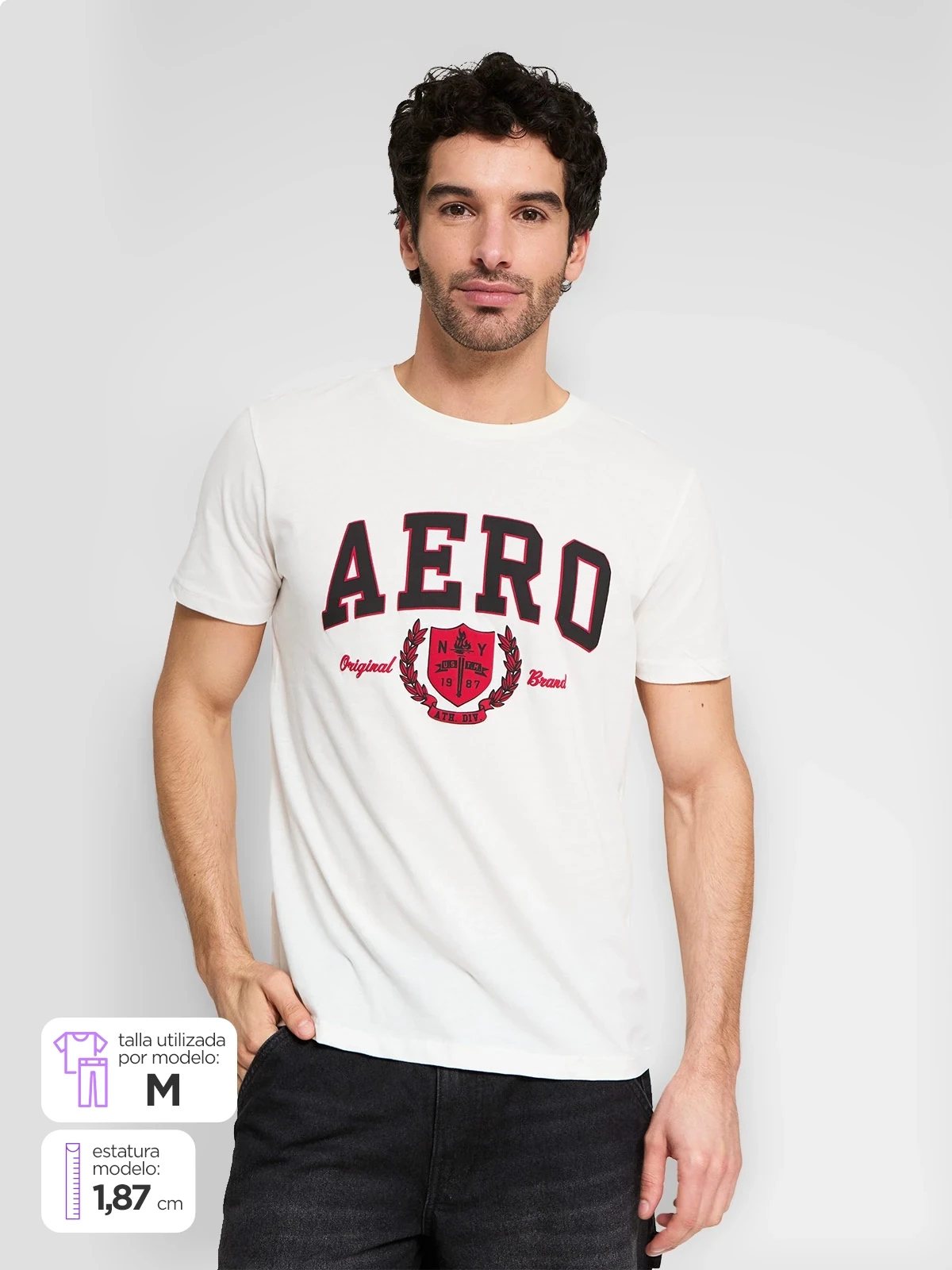 POLO MANGA CORTA ALGODÓN HOMBRE AERO - 1