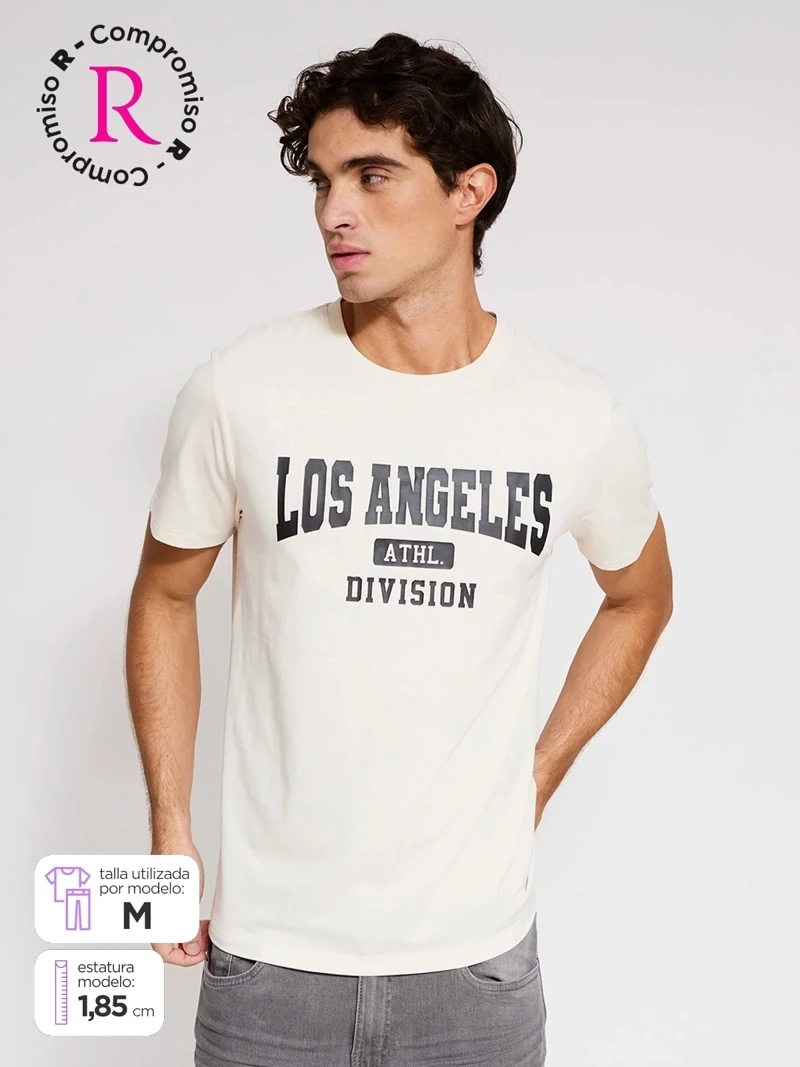 POLO MANGA CORTA ALGODÓN HOMBRE ROBERT LEWIS - 1