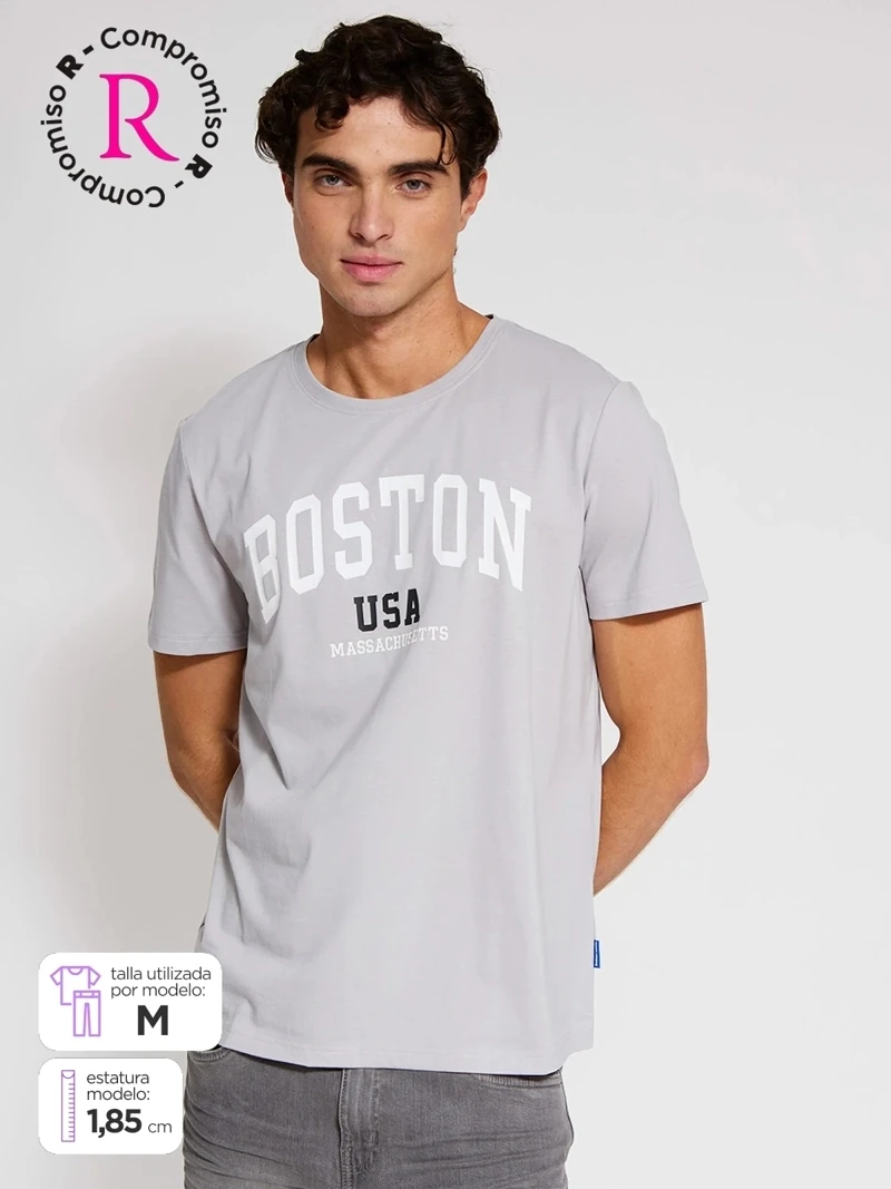 POLO MANGA CORTA ALGODÓN HOMBRE ROBERT LEWIS - 1