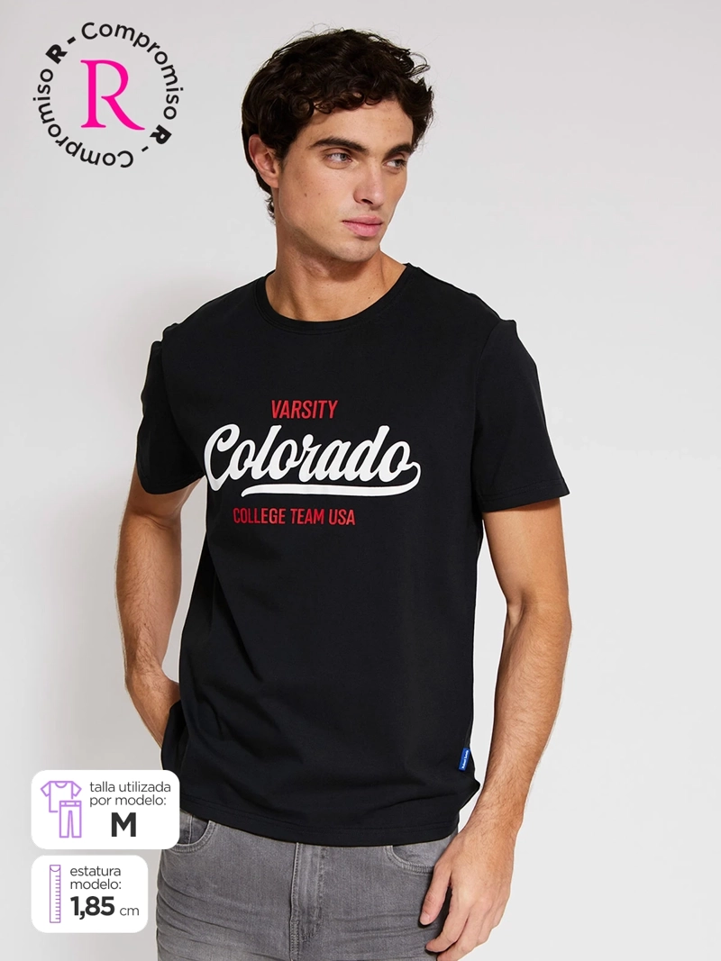 POLO MANGA CORTA ALGODÓN HOMBRE ROBERT LEWIS  - 1