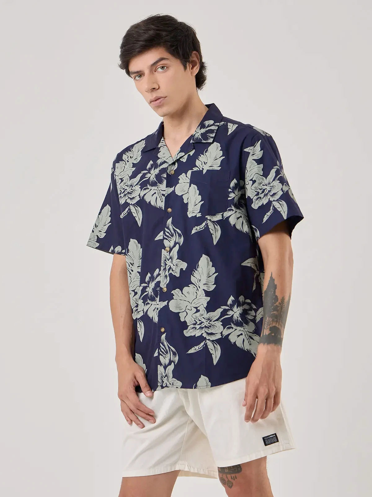 CAMISA MANGA CORTA ALGODÓN HOMBRE ROBERT LEWIS - 3