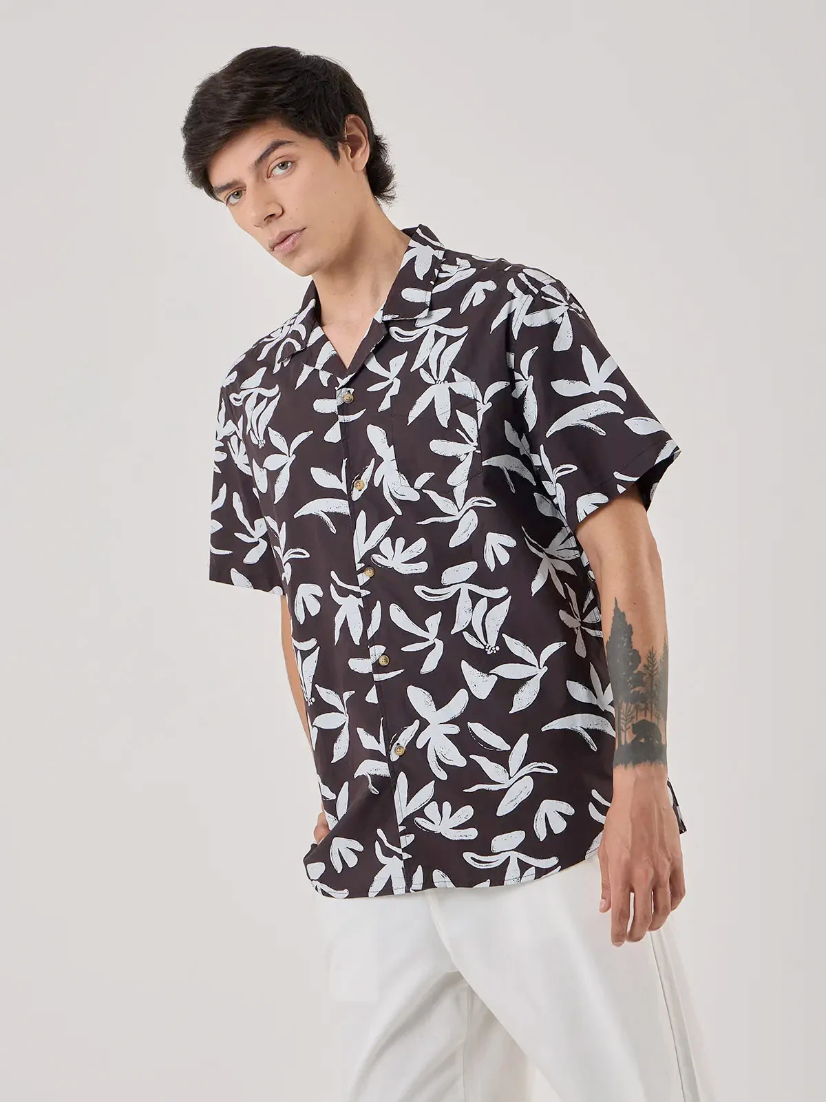 CAMISA MANGA CORTA ALGODÓN HOMBRE ROBERT LEWIS - 3
