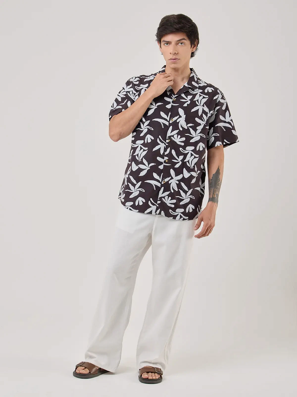 CAMISA MANGA CORTA ALGODÓN HOMBRE ROBERT LEWIS - 5