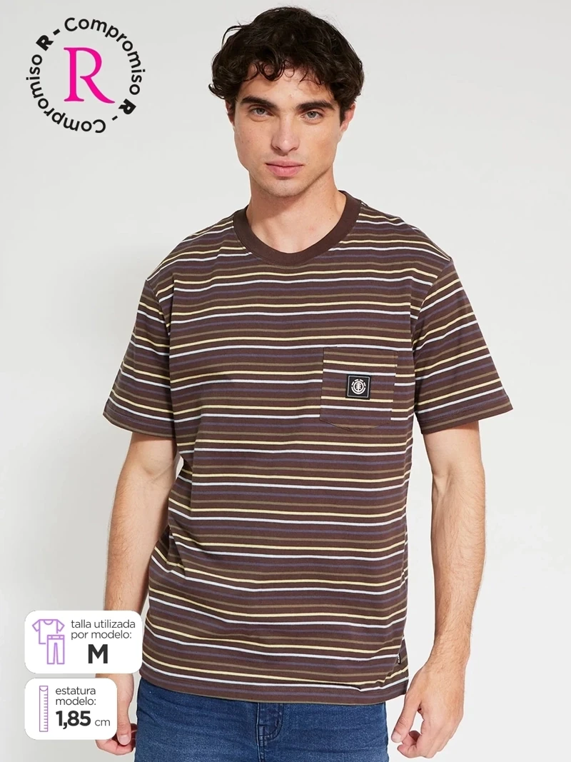 POLO MANGA CORTA ALGODÓN HOMBRE ELEMENT - 1