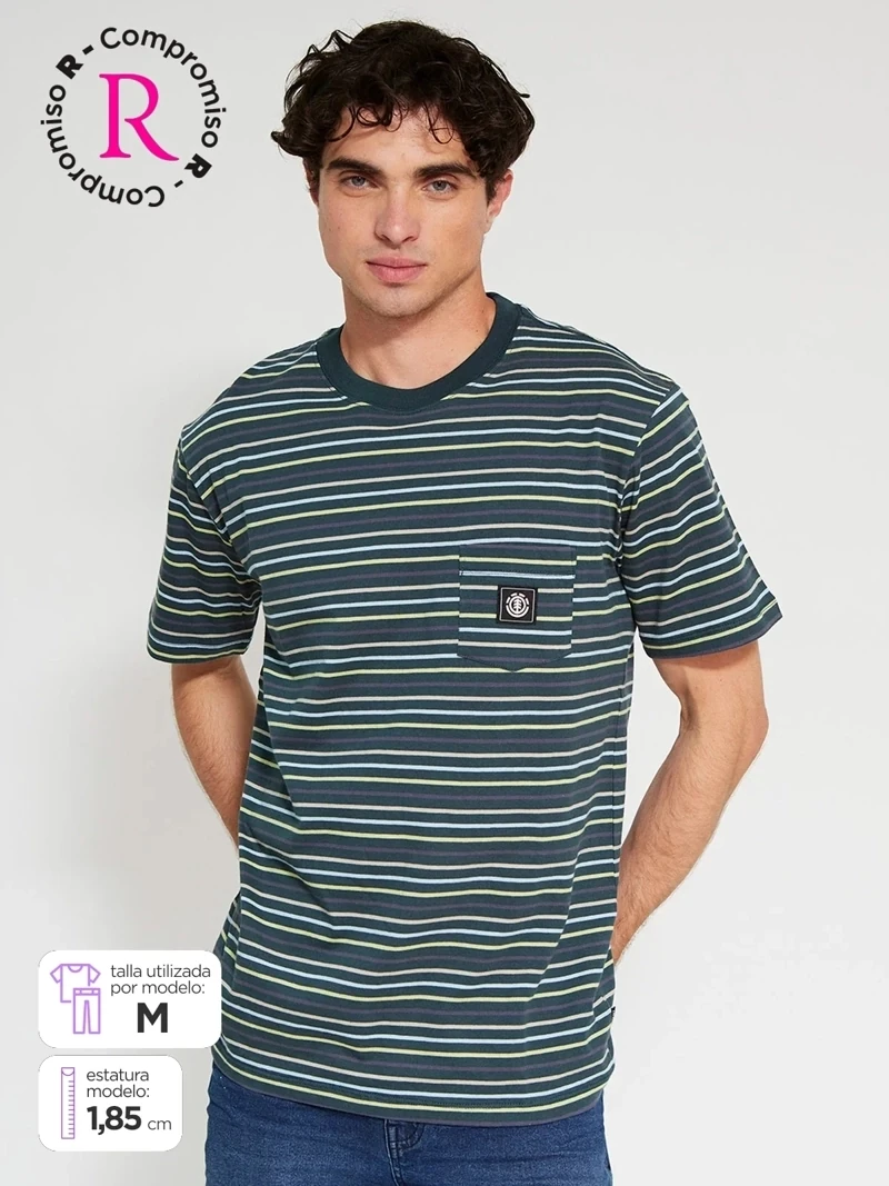 POLO MANGA CORTA ALGODÓN HOMBRE ELEMENT - 1