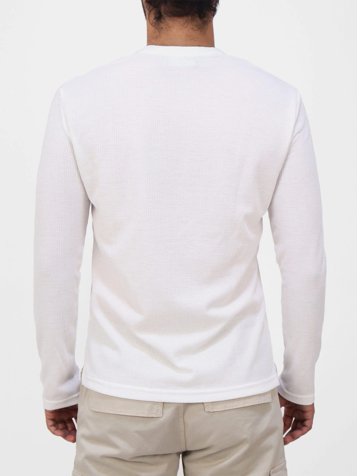POLO MANGA LARGA HOMBRE KAYRA MAN COLOR ENTERO - 2