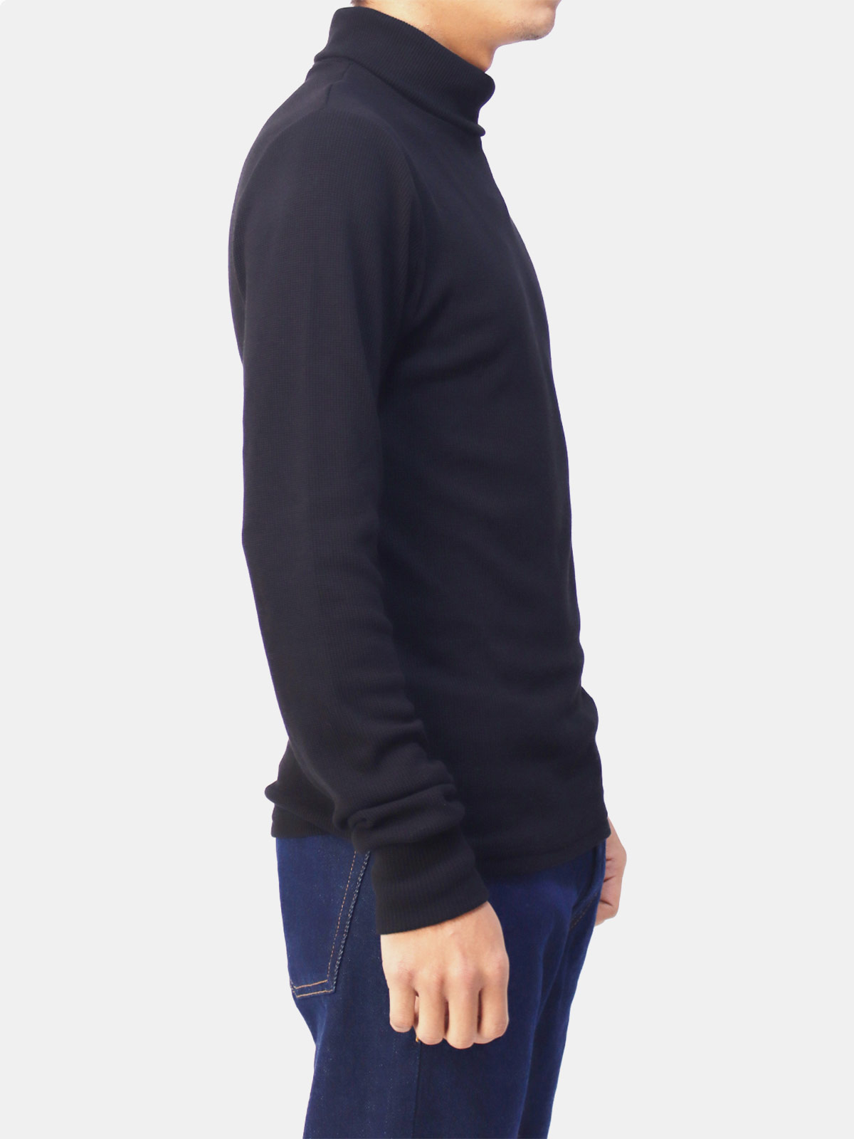 POLO MANGA LARGA HOMBRE KAYRA MAN COLOR ENTERO - 3