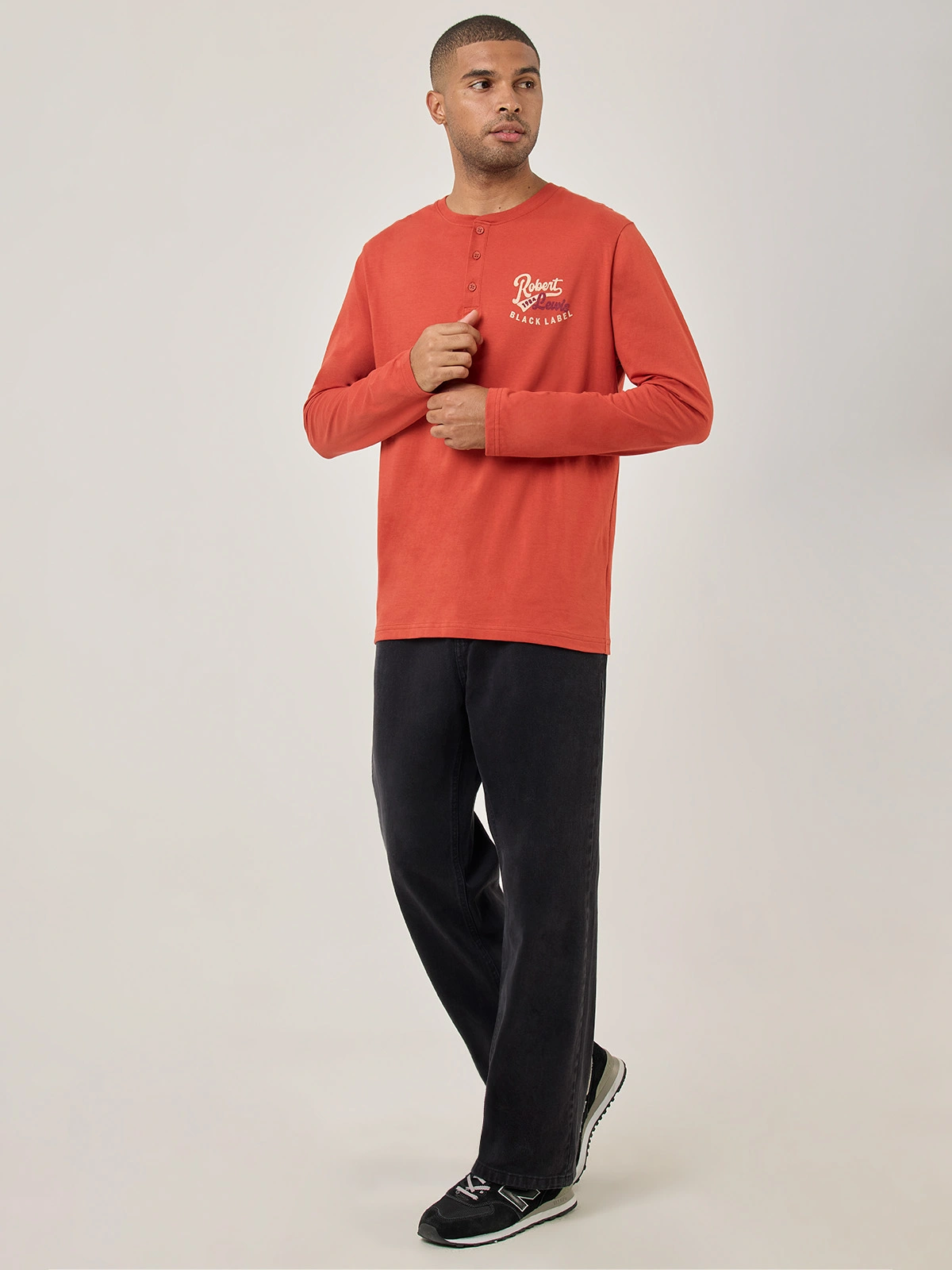 POLO MANGA LARGA HOMBRE ROBERT LEWIS ABLACK - 5