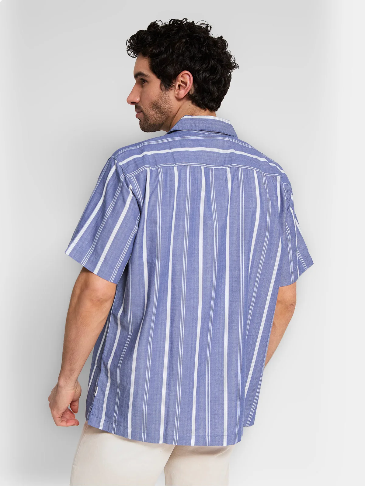 CAMISA MANGA CORTA ALGODÓN HOMBRE PEPE JEANS AZUL - 2