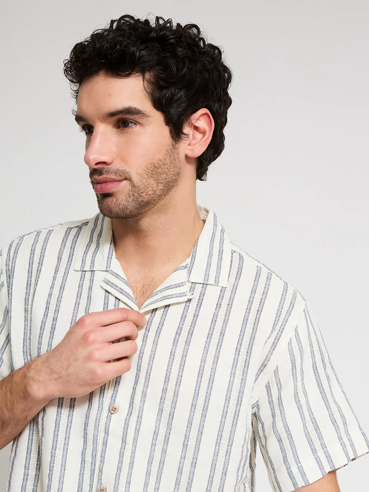 CAMISA MANGA CORTA ALGODÓN HOMBRE PEPE JEANS BLANCO - 3