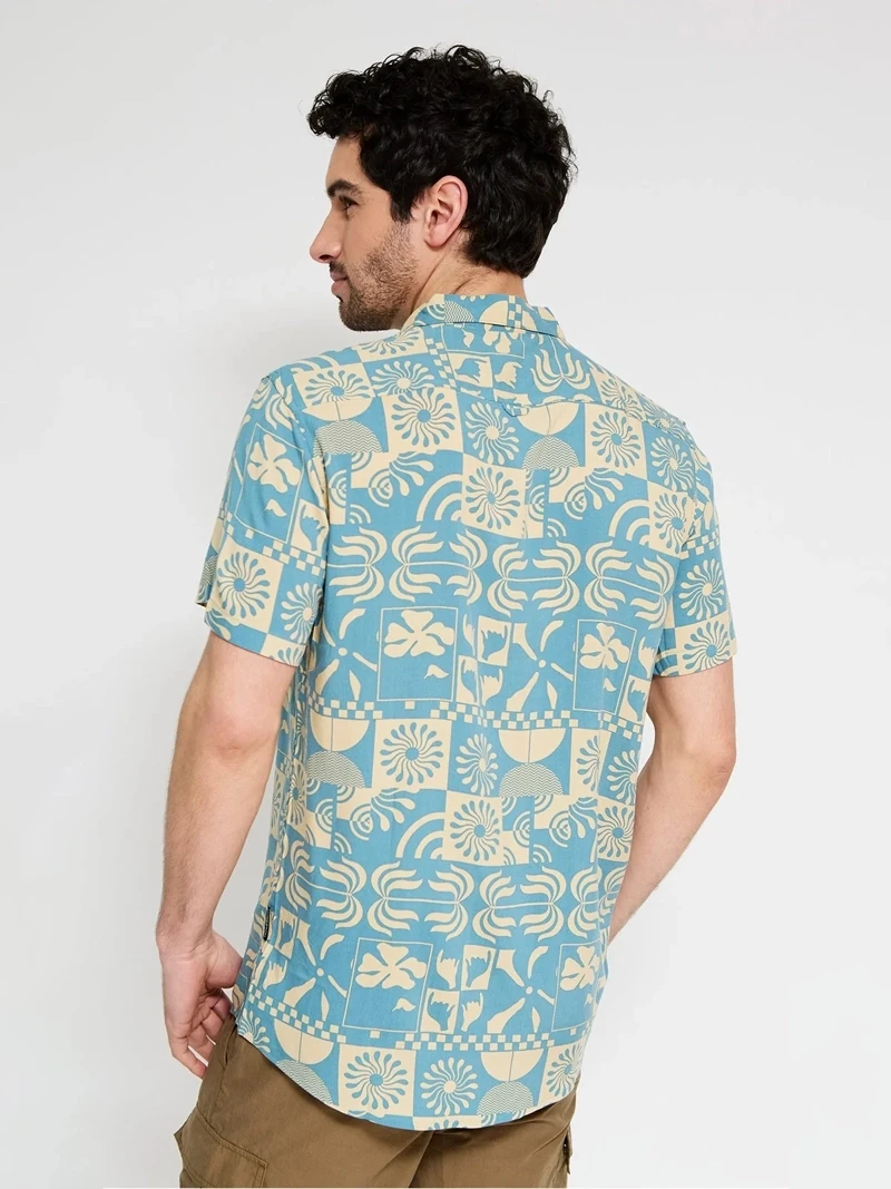 CAMISA MANGA CORTA HOMBRE CLOUDBREAK AZUL - 2