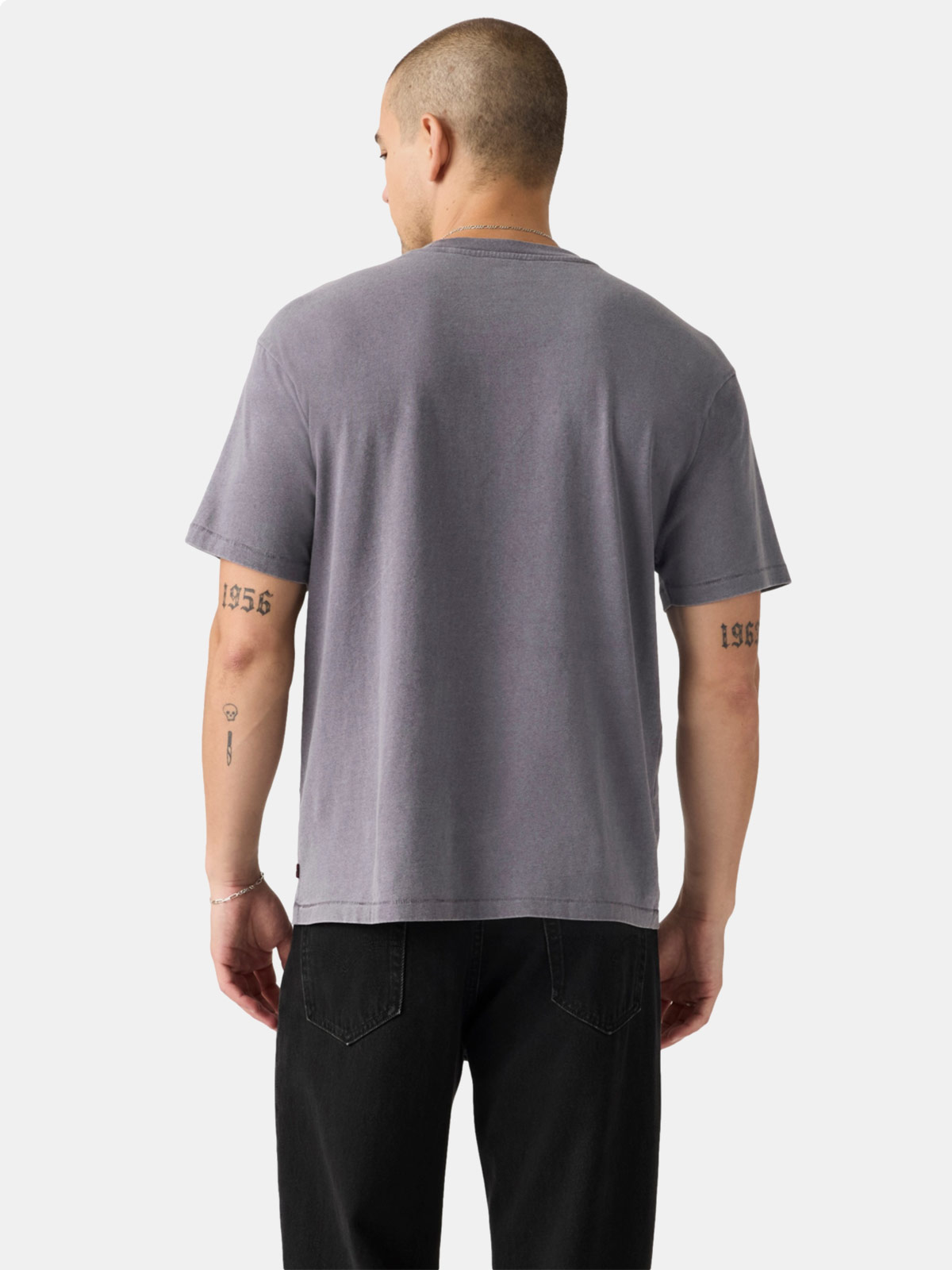 POLO MANGA CORTA HOMBRE LEVI'S RED TAB VINTAGE TEE GRUNGE WASH SMOKED PEARL - 2