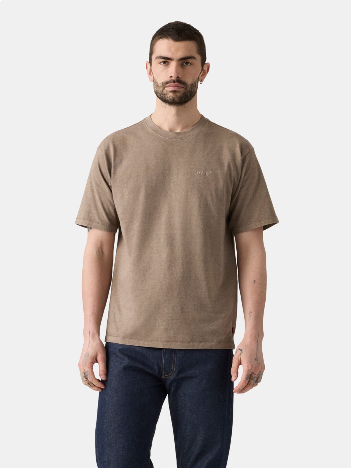 POLO MANGA CORTA HOMBRE LEVI'S RED TAB VINTAGE TEE GRUNGE WASH FUNGI - 1