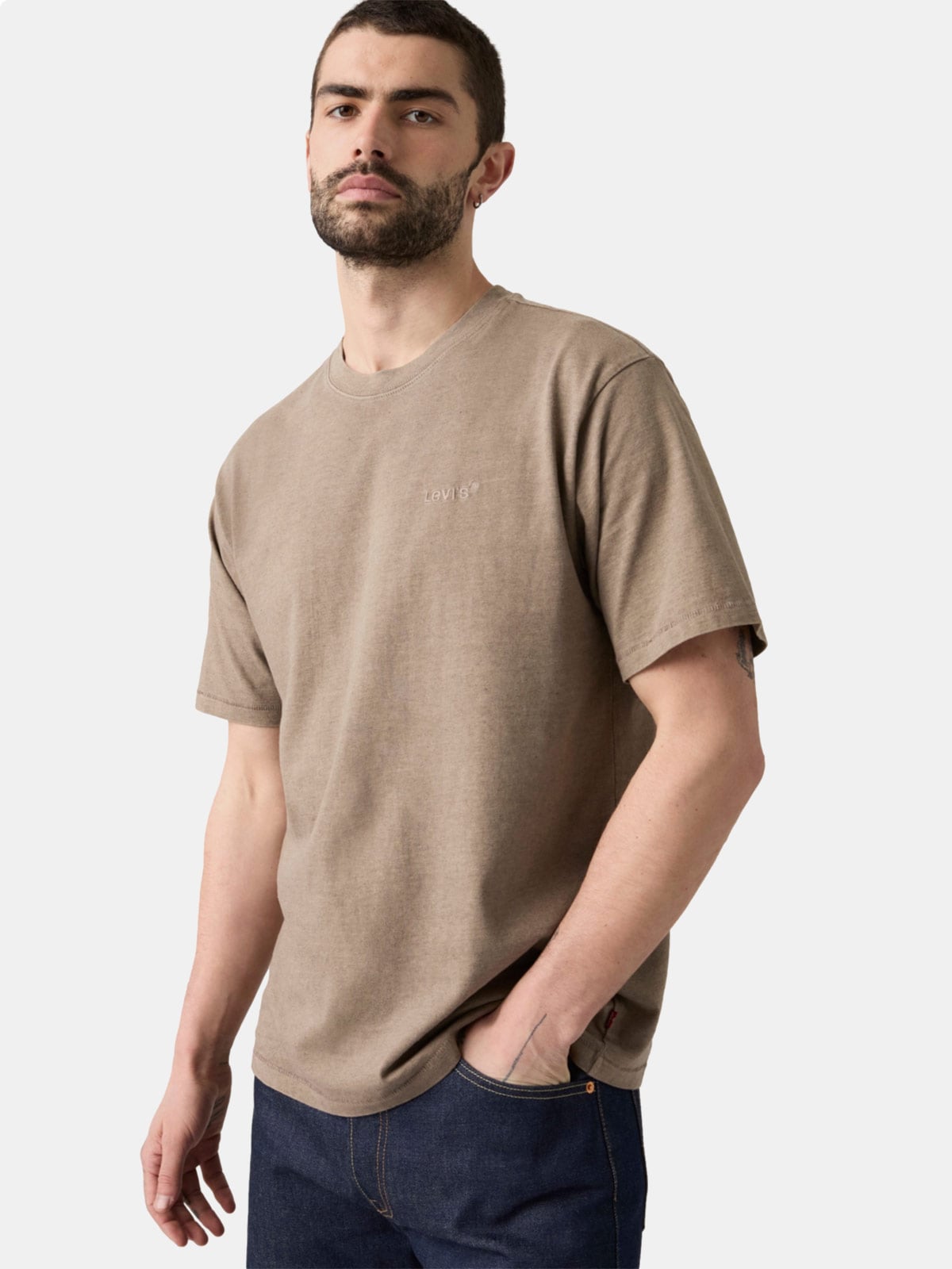 POLO MANGA CORTA HOMBRE LEVI'S RED TAB VINTAGE TEE GRUNGE WASH FUNGI - 3