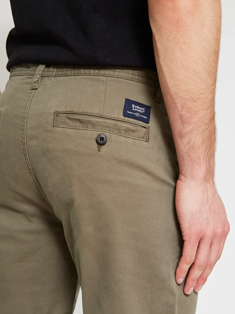 SHORTS ALGODÓN CHINO HOMBRE ROBERT LEWIS - 4