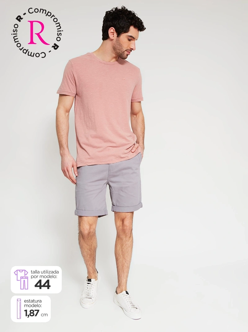 SHORTS ALGODÓN CHINO HOMBRE ROBERT LEWIS - 1