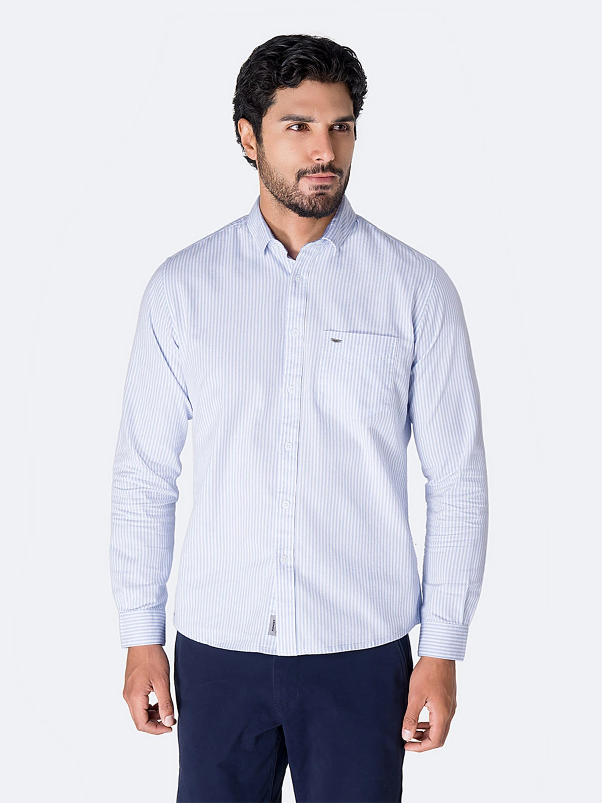 CAMISA MANGA LARGA REGULAR FIT HOMBRE PIONIER LARSEN001ML - 1
