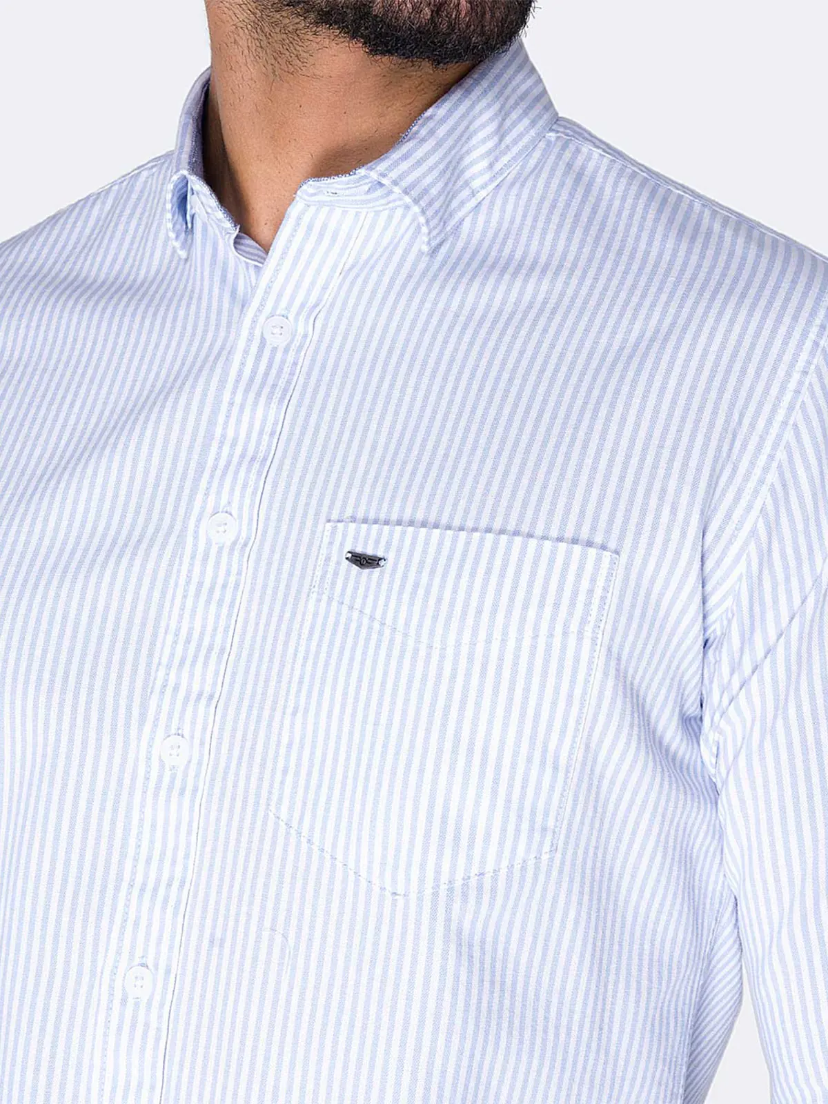 CAMISA MANGA LARGA REGULAR FIT HOMBRE PIONIER LARSEN001ML - 4