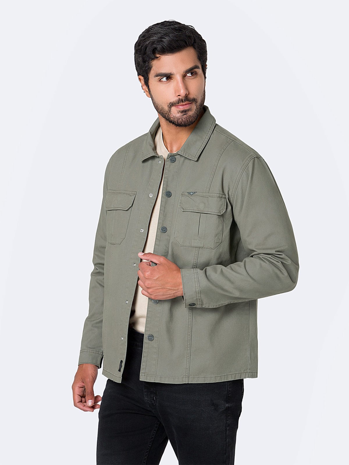 CAMISACO MANGA LARGA HOMBRE PIONIER IITALO - 1