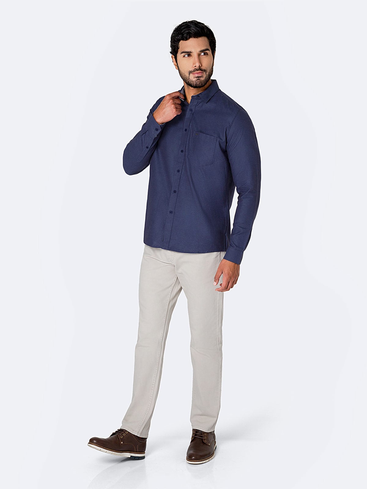 CAMISA MANGA LARGA REGULAR FIT HOMBRE PIONIER GIANPIERO - 6
