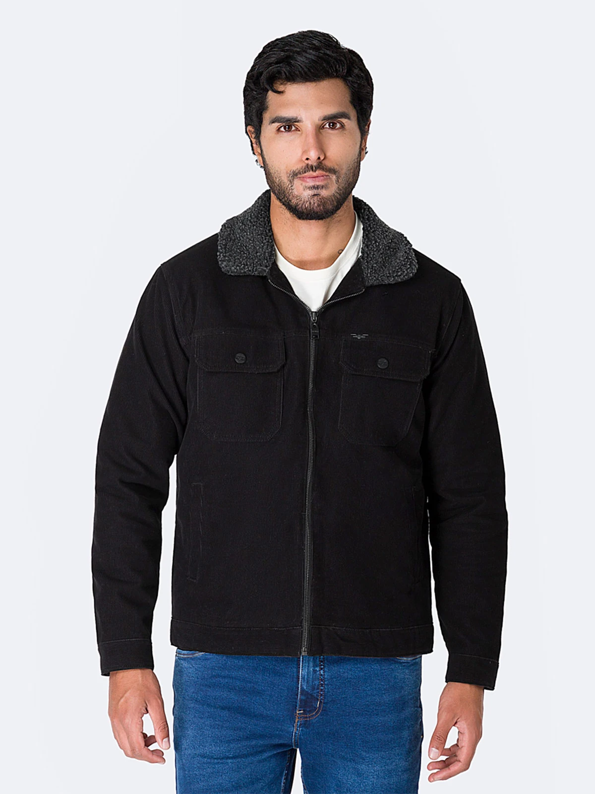 CASACA HOMBRE PIONIER CORDUROY CON FORRO - 1