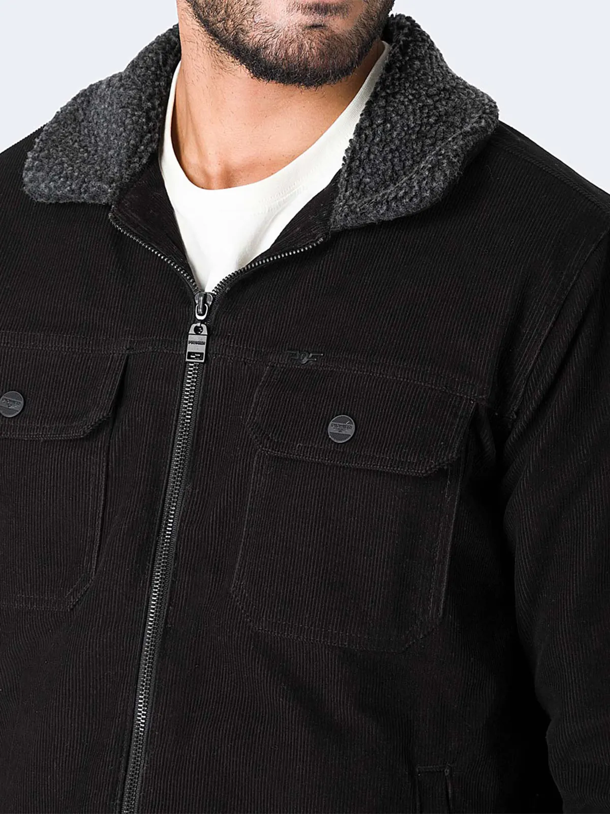 CASACA HOMBRE PIONIER CORDUROY CON FORRO - 3