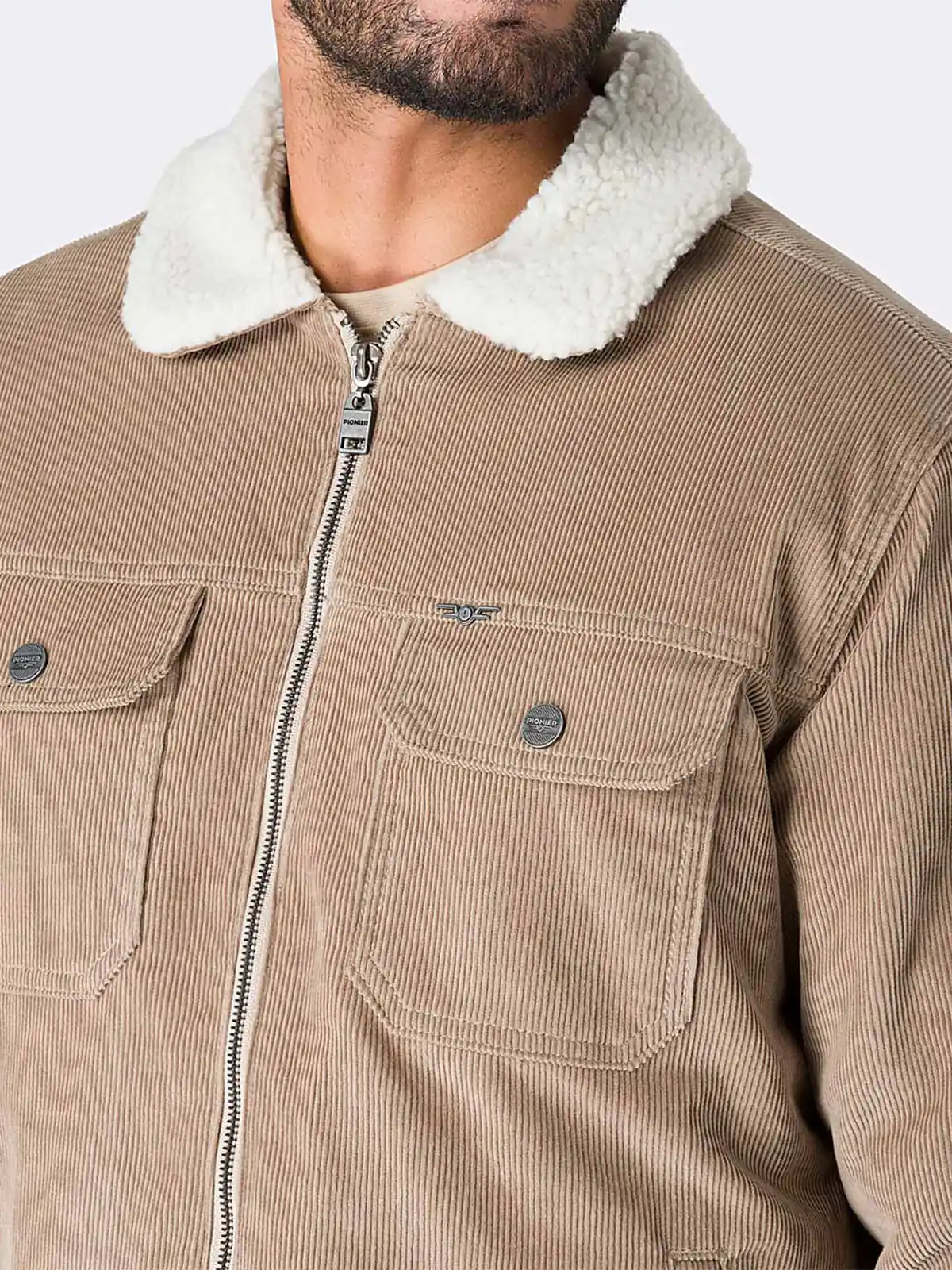 CASACA HOMBRE PIONIER CORDUROY CON FORRO - 3