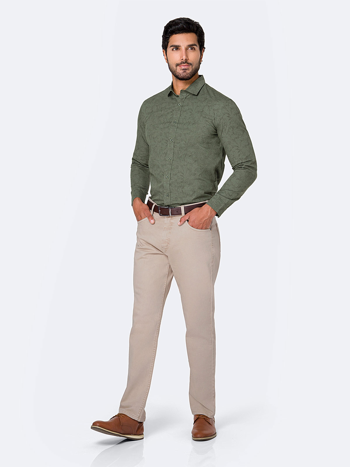 PANTALÓN RECTO HOMBRE PIONIER STRETCH YAMMAL - 5