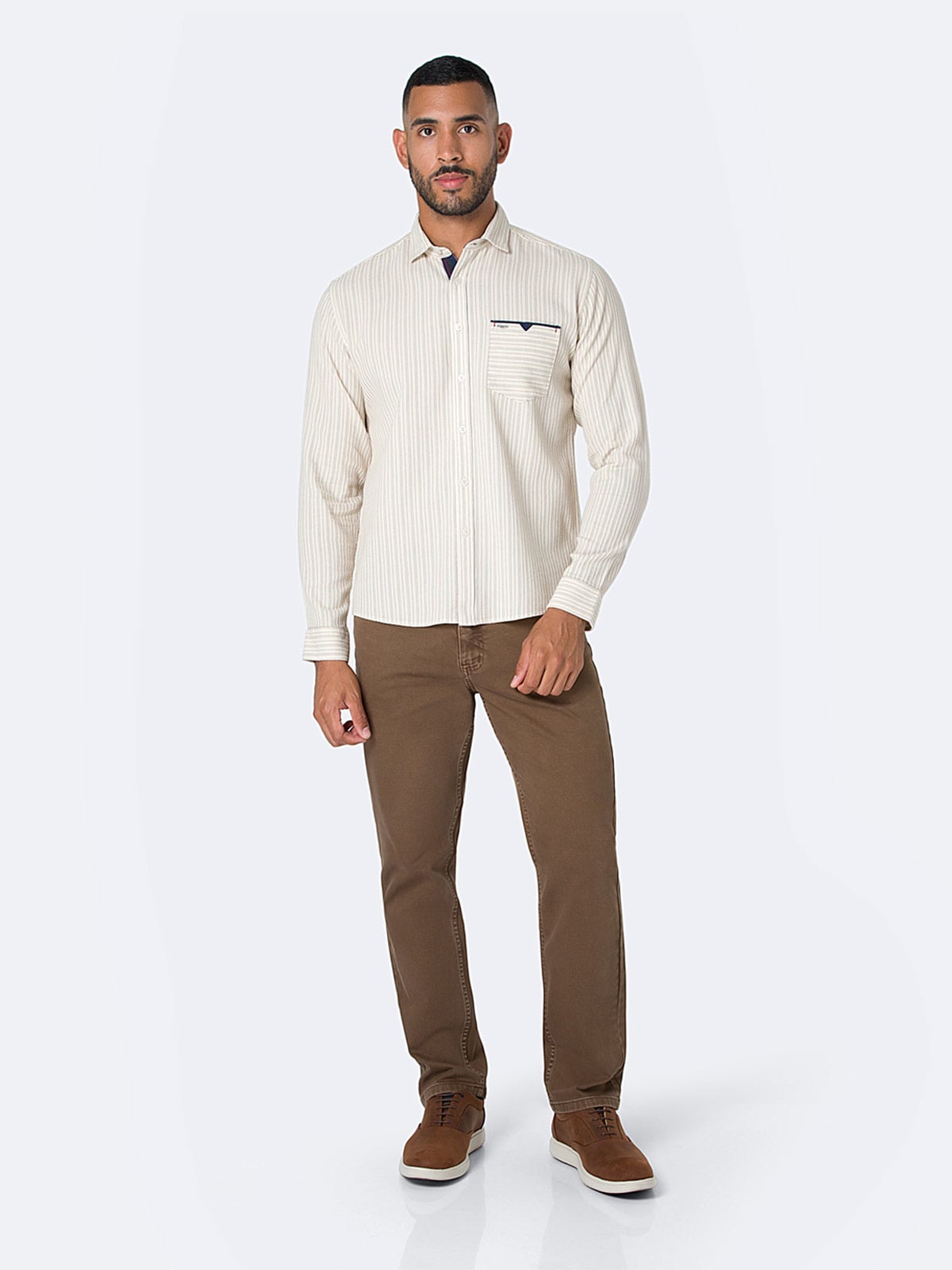 CAMISA MANGA LARGA HOMBRE PIONIER SANTORINO - 4