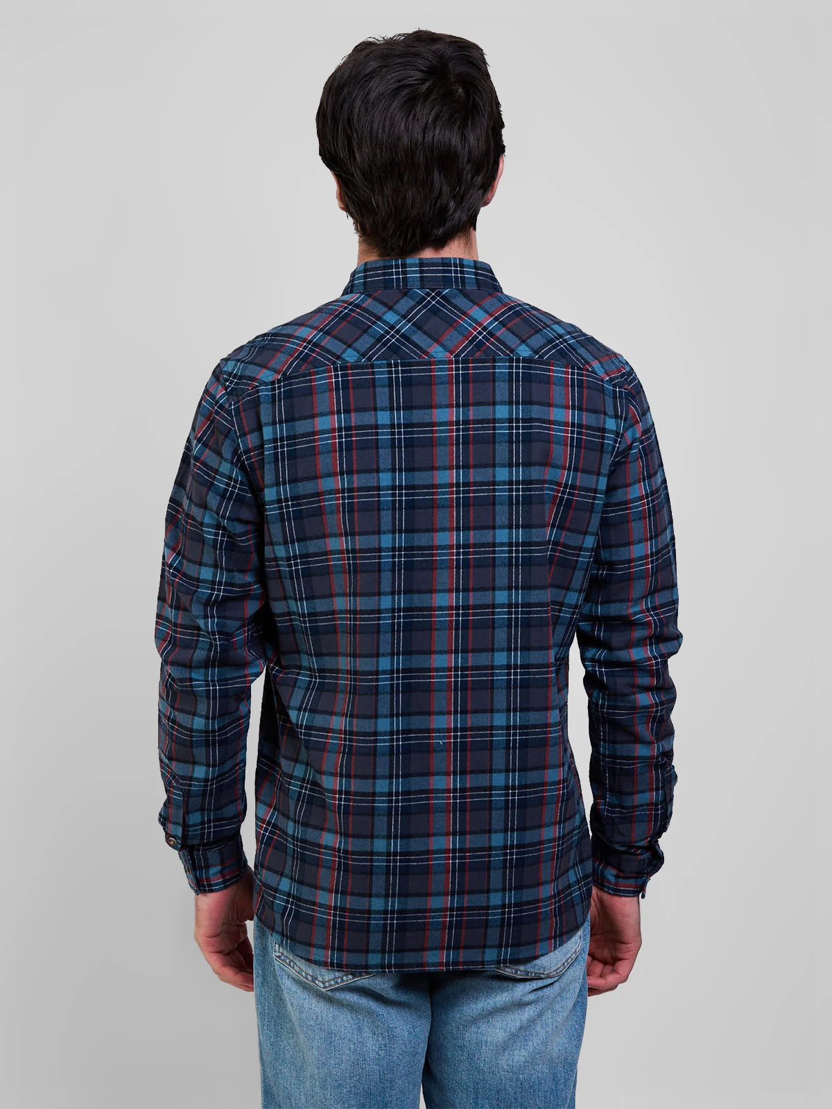 CAMISA MANGA LARGA HOMBRE MAUI AND SONS ESCOCES 5C854 - 3