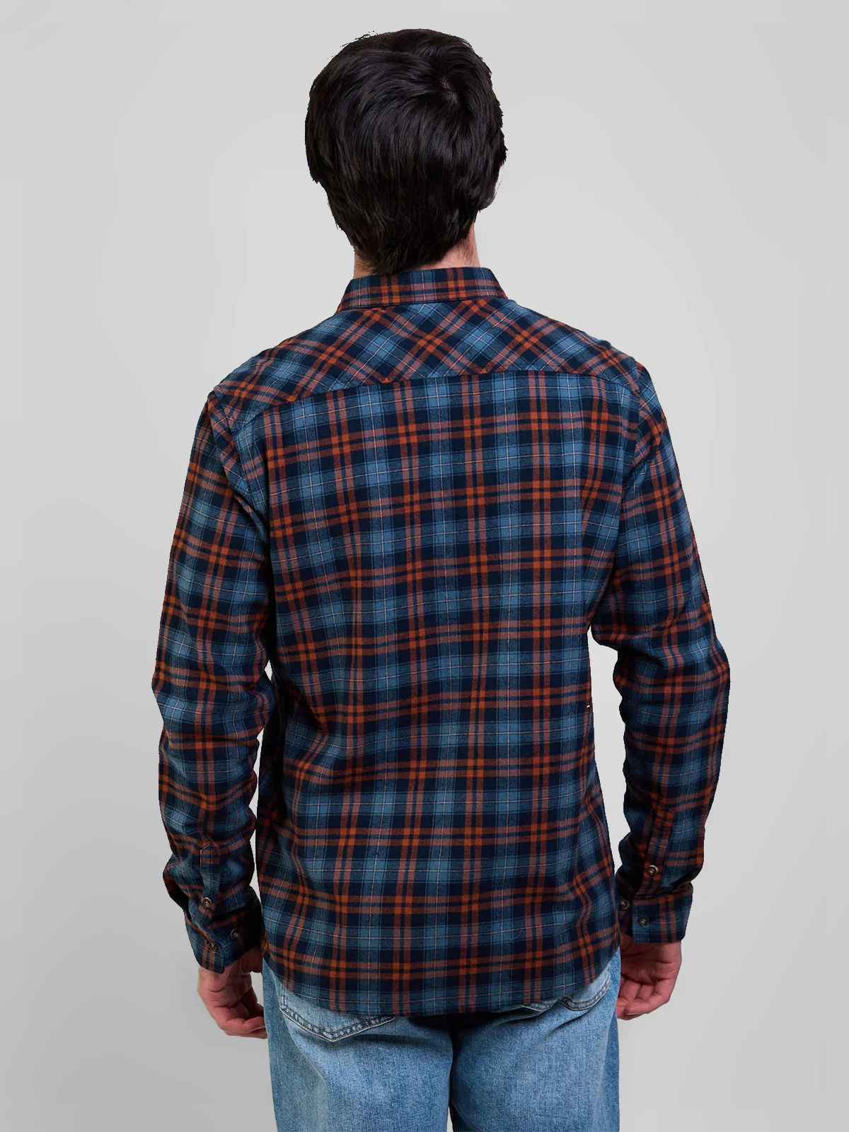 CAMISA MANGA LARGA HOMBRE MAUI AND SONS ESCOCES 5C856 - 2