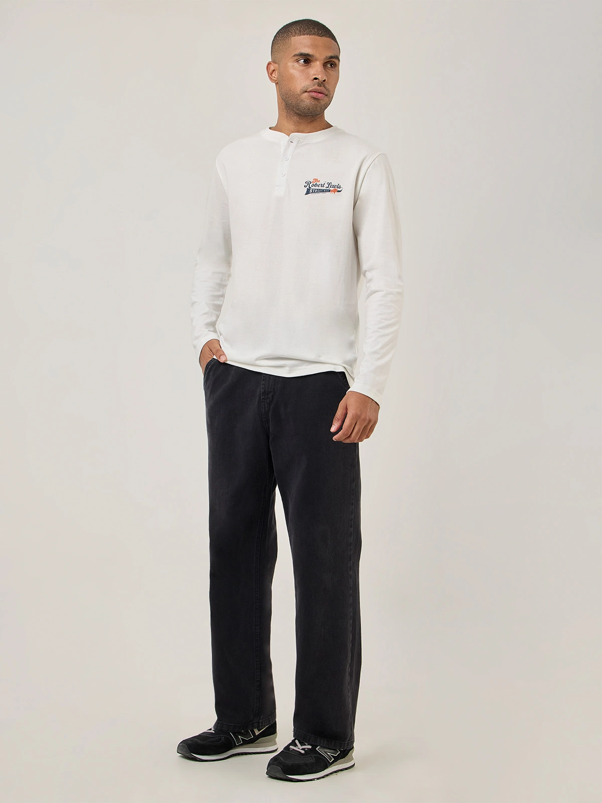 PANTALÓN LOOSE FIT HOMBRE ROBERT LEWIS - 5