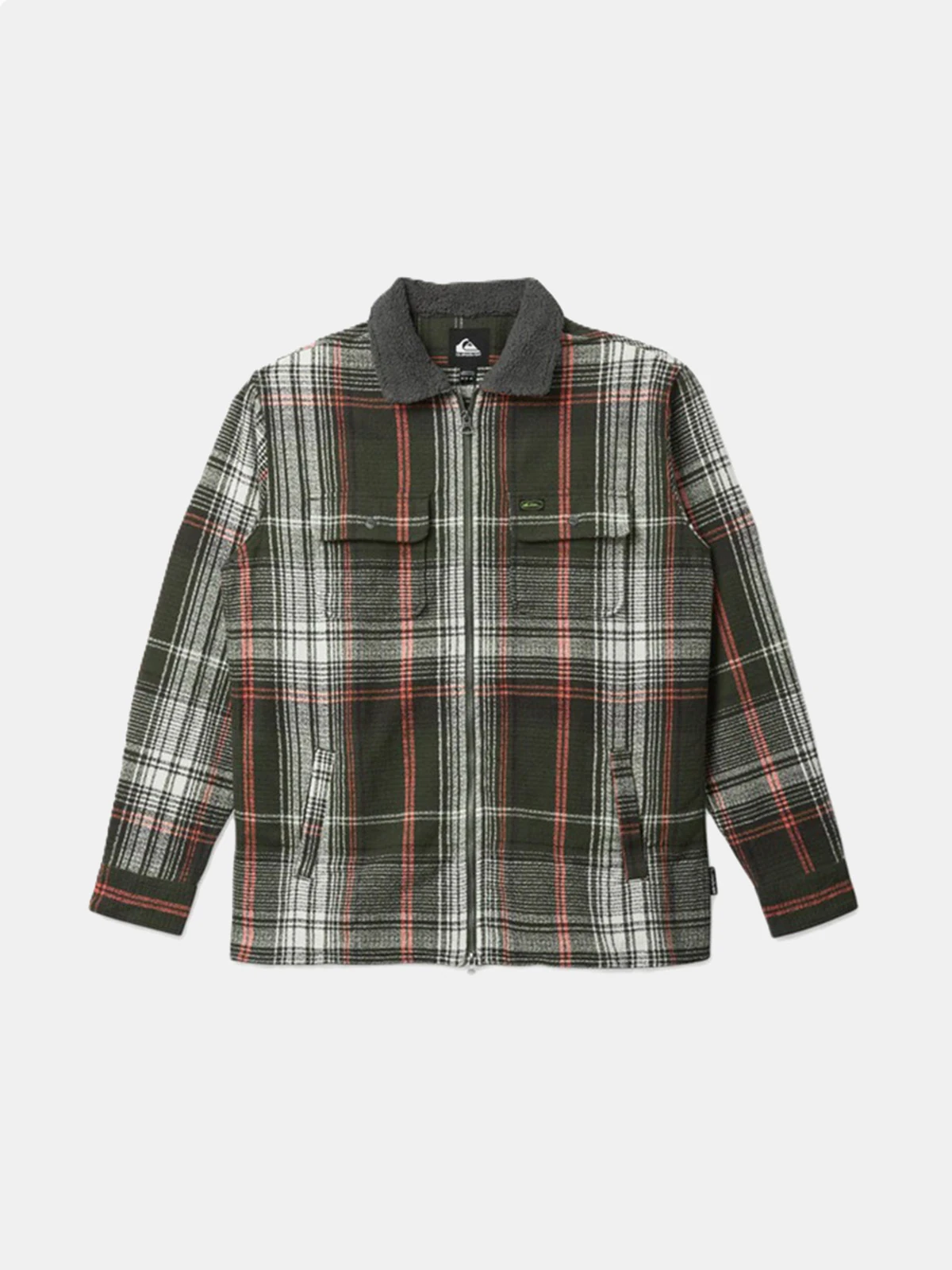 CASACA HOMBRE QUIKSILVER CAMPO ZIP FLANNEL - 4