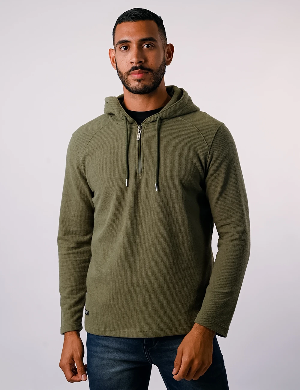 POLO MANGA LARGA HOMBRE WOALLANCE GRAY - 1