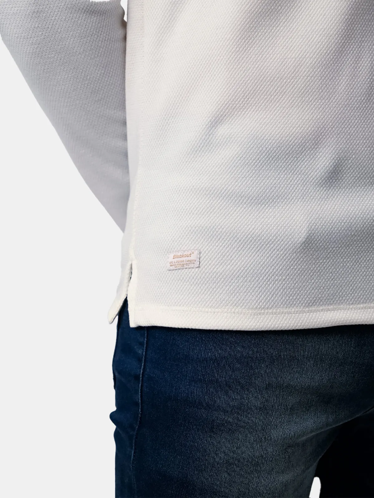 POLO MANGA LARGA HOMBRE BLACKOUT SLATER - 4