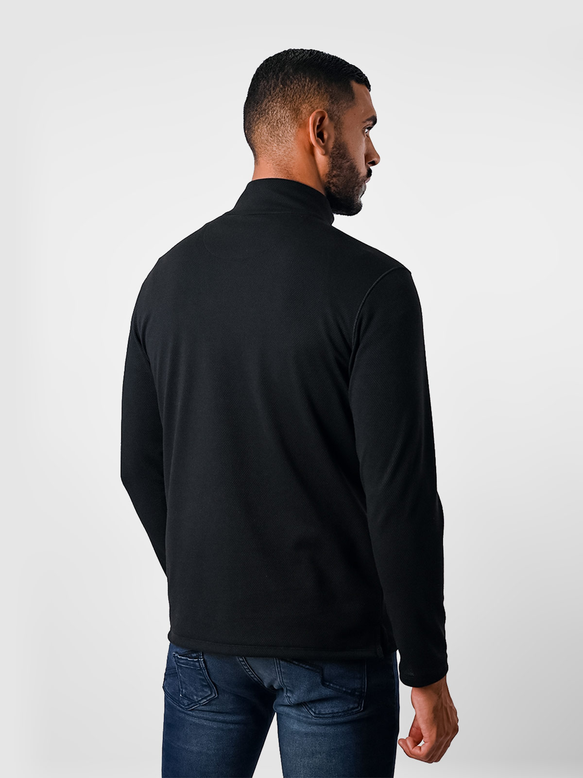 POLO MANGA LARGA HOMBRE BLACKOUT SLATER - 2