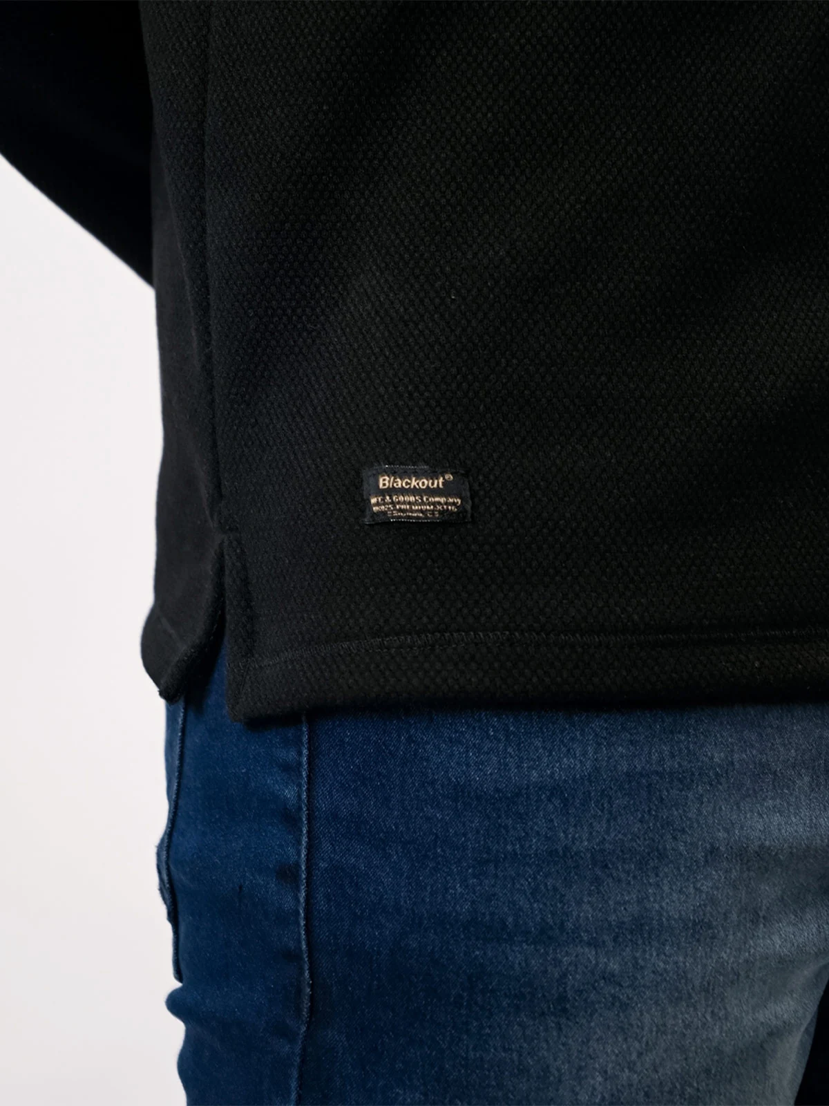 POLO MANGA LARGA HOMBRE BLACKOUT SLATER - 4